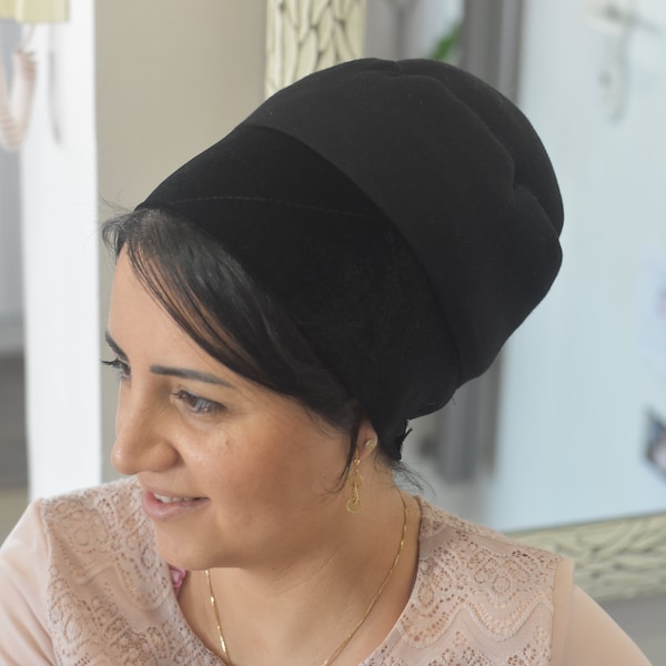 NEW- MOUSSE VOLUMIZER -All In One Hat Boubou Bobo Great under tichel,head scarves, wigs,chemo,head coverings volumizing hijab headpiece