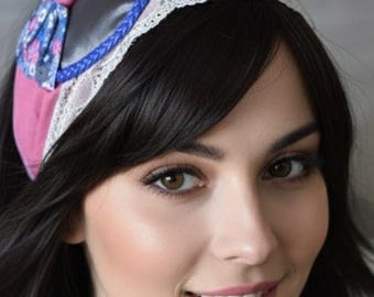 Lovely Headband,Jewish hair covering ,Bandana cotton,just tie in the back, Haarband