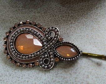 Tichel pin, Sparkling Decorated Hair Pin,bridal , Veil, Jewelry, Accessories, Hair pin,For your hair, Pin with Shiny Stones, Bobby Pins