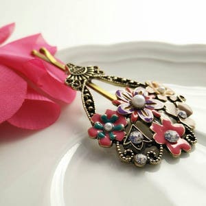 Sparkling Decorated  Hair Pin,bridal , Veil, Jewelry, Accessories, Hair pin,For your hair, Pin with Shiny Stones, Bobby Pins