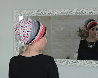 NEW jewish head wrap, lace cover, jewish headcovering, Tichel, head bandana, hair wraps, kopfbedeckung, by oshratdesignz