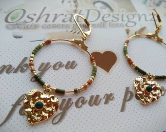 Shiny Dangle Earrings, Hanging Earrings for special occasions, Long Hanging earrings by oshratDesignz