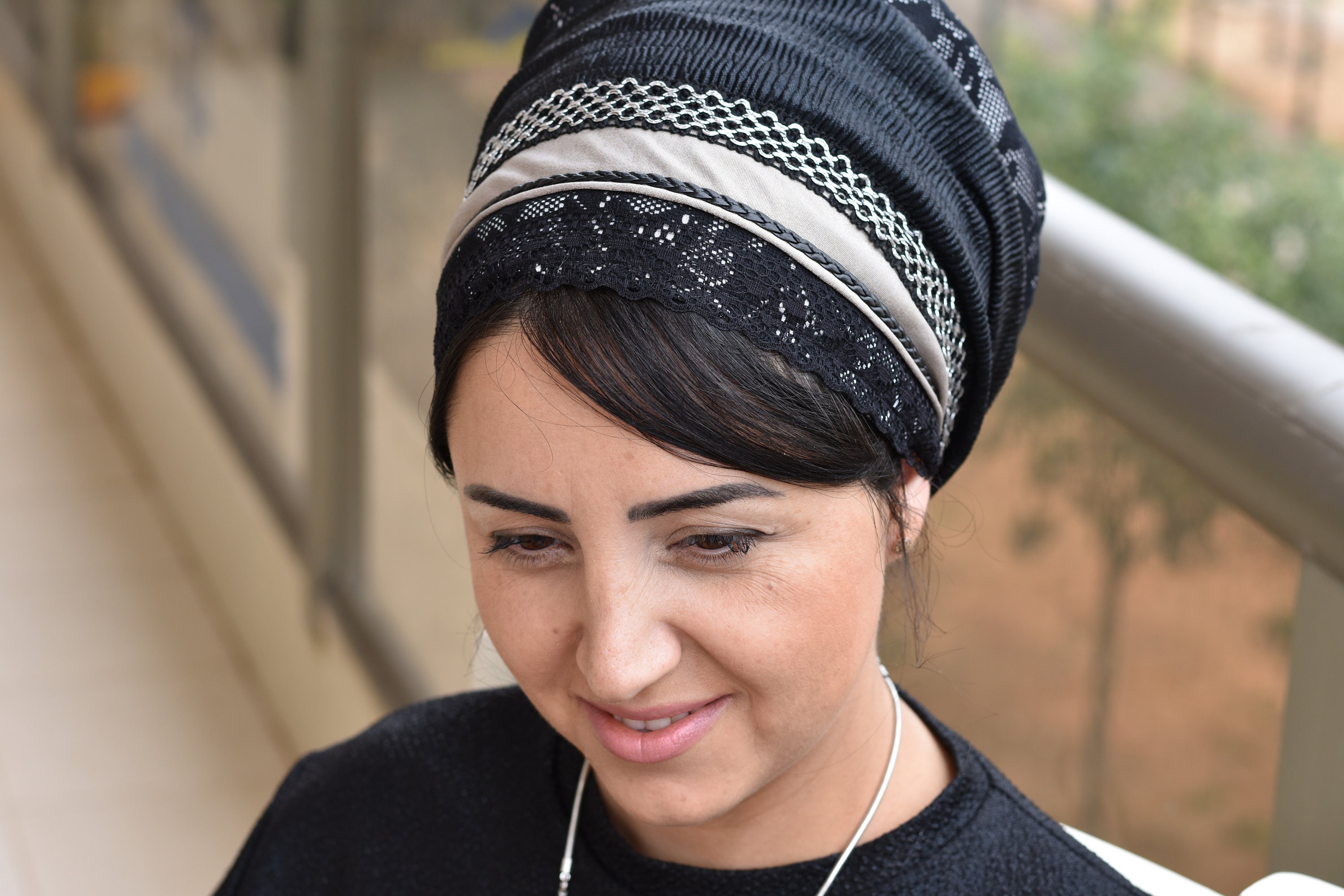 Chic Hair Wrap Jewish headcover chemo head scarves Tichel Etsy