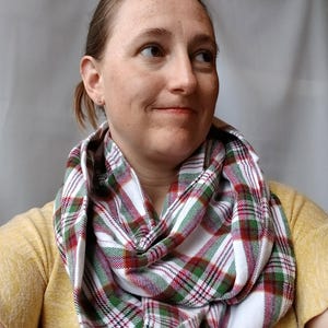Flannel Infinity Scarf