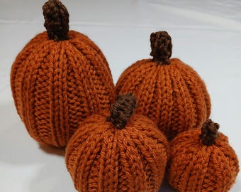 Hand Knit Pumpkin