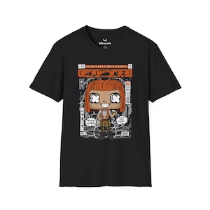 Fifth Element cartoon uniseks T-shirt, grafisch shirt scifi-film, fantop retro film, klassiek T-shirt jaren 90 personage, multipass-cadeaukleding,