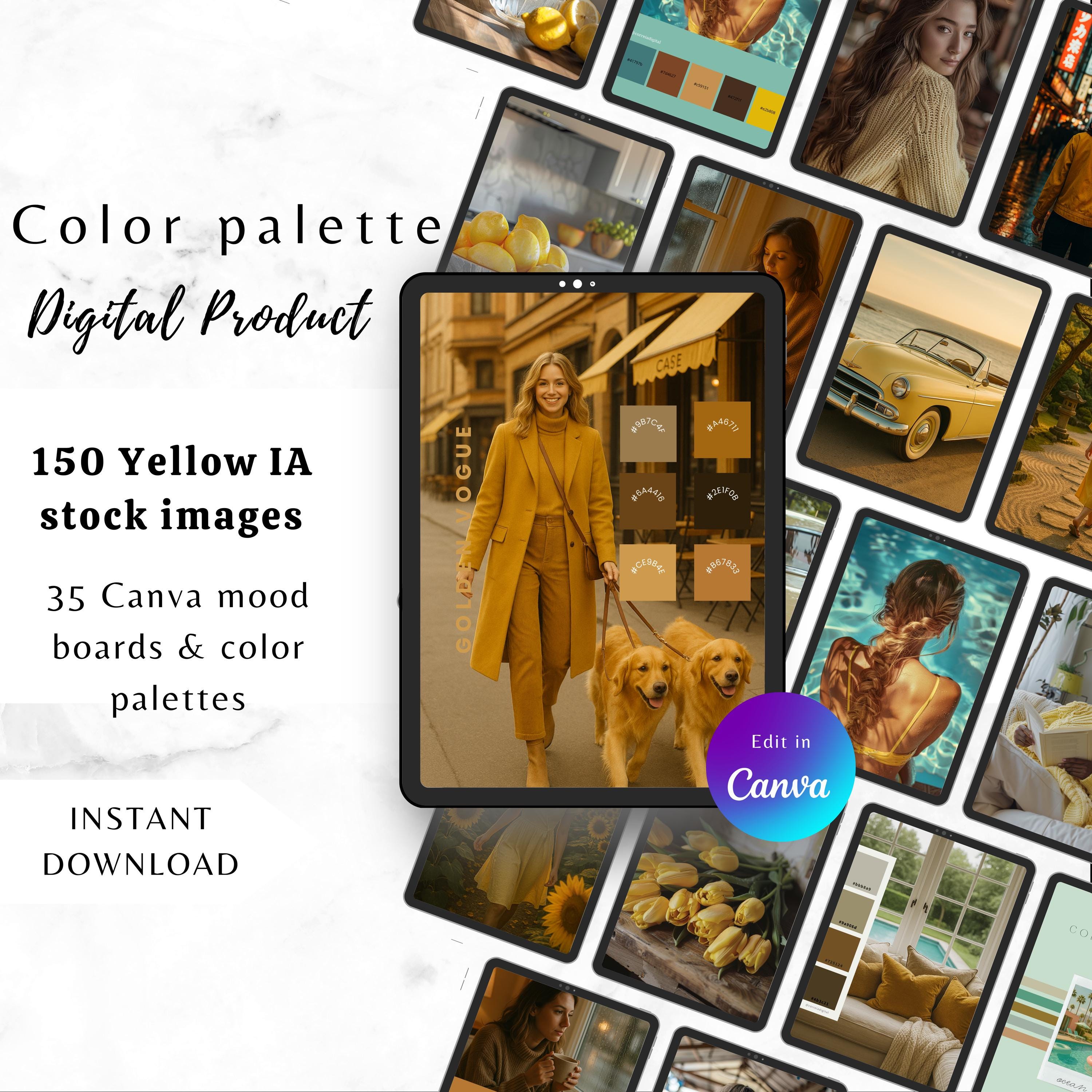 Yellow Mood Board Australia