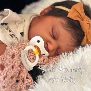 Realborn Skya sleeping, reborn baby, realistic doll