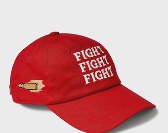 Lucha, lucha, lucha, sombrero del presidente Trump