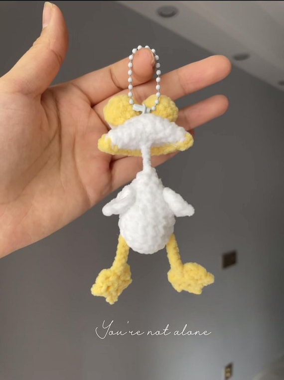 Crochet Funny Duck Pattern | Crochet Duck Keychain | Amigurumi