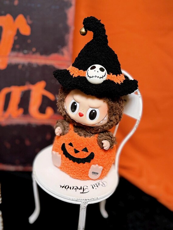 ハロウィン　かぼちゃ　ラブブ ラブブ LABUBU 専用設計 ハロウィン カボチャ 衣装 先取り
