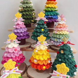 Christmas Tree Crochet Pattern, 5-Layer Crochet Christmas Tree, Christmas Tree Crochet, Amigurumi Christmas Tree, Handmade Christmas Gifts