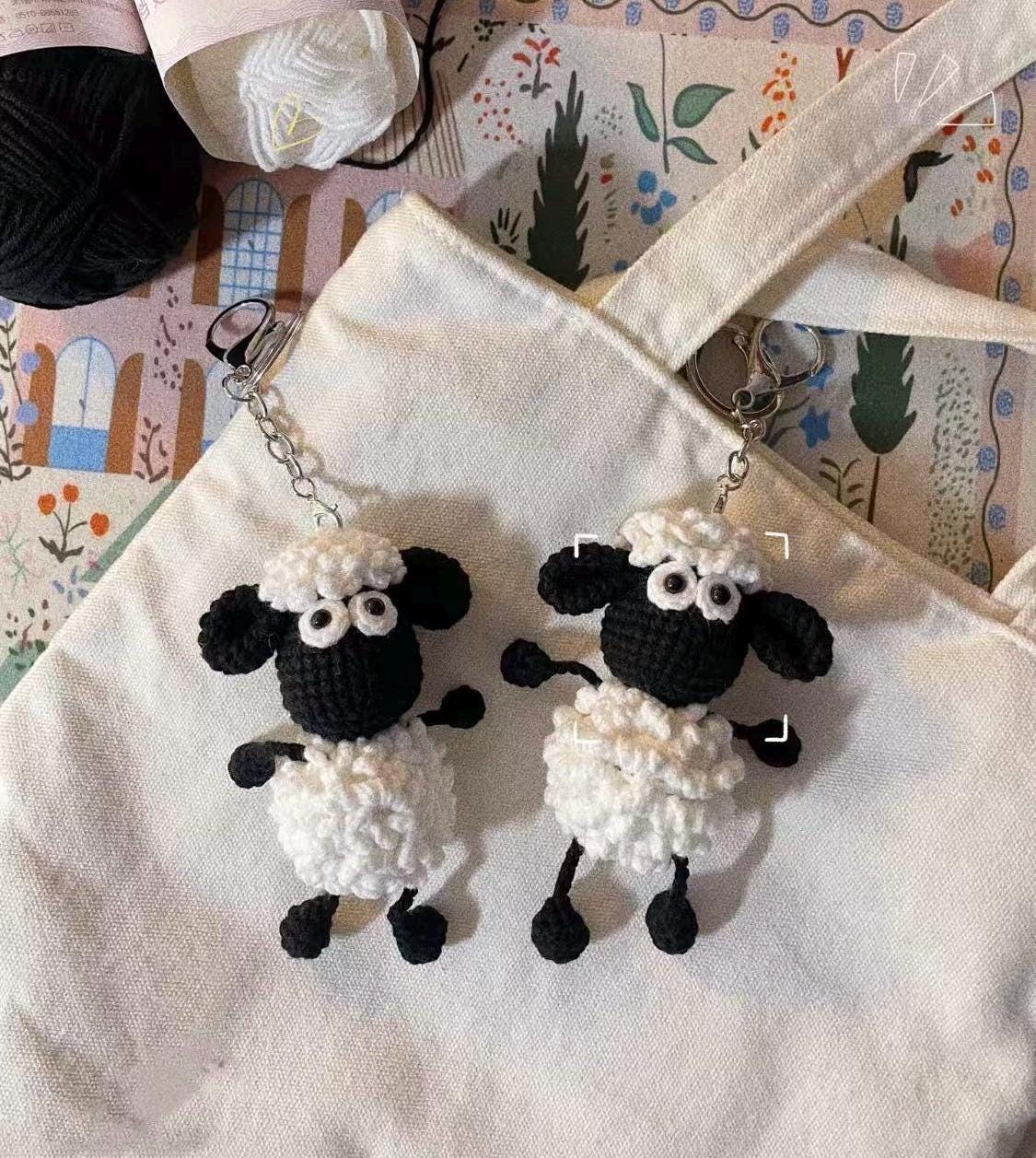 Crochet Shaun the Sheep Pattern | Crochet Shaun the Sheep Keychain
