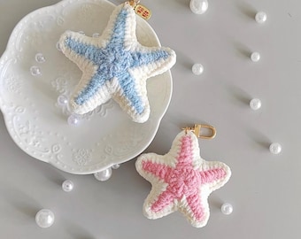 Starfish Crochet Pattern, Crochet Starfish Keychain Pattern for Couple, Crochet Keychain Pattern, Sea Star Crochet Pattern, Valentine Gift