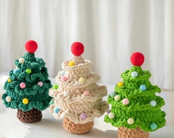 Christmas Tree Crochet Pattern, 4-Layer Crochet Christmas Tree, Christmas Tree Crochet, Amigurumi Christmas Tree, Handmade Christmas Gifts