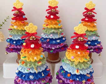 Christmas Tree Crochet Pattern, 9-Layer Crochet Christmas Tree, Christmas Tree Crochet, Amigurumi Christmas Tree, Christmas Ornaments Gifts