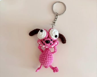 Funny Dog Crochet Pattern, Crochet Dog Keychain Pattern, Cute Puppy Crochet Amigurumi Tutorial, Crochet Animal Keychain, Cute Dog Pattern