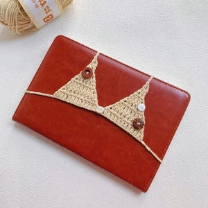 Marque-page au crochet pour soutien-gorge, marque-page au crochet, tutoriel de marque-page pour sous-vêtements, PDF adapté aux débutants, cadeau fait main pour amateur de lecture