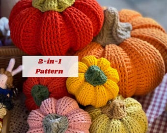 Crochet Pumpkin Pattern, Halloween Crochet Pattern + Video, Crochet Fall Farmhouse Decor, Crochet Halloween Ornament, Crochet Pumpkin Decor