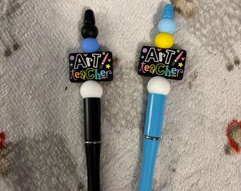 Art Teacher Beaded Pens