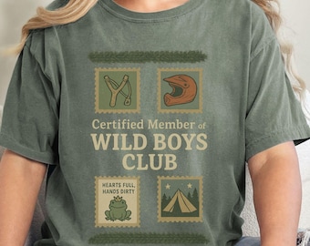 Comfort Colors® Boy Mom Shirt, Trendy Mama Shirt, Mama of Boys Shirt, Mother's Day Gift, Cute Mom Life Tee, Boy Mom Graphic Shirt for Women