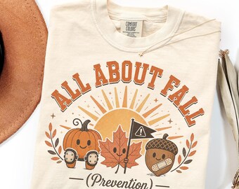 Comfort Colors Fall Prevention Shirt, Occupational Therapy Gift