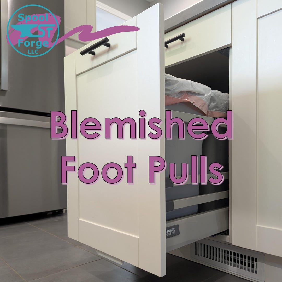 3D Printed *blemished* Foot Pull: Hands-free Trash Cabinet Drawer ...