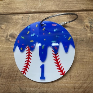 Benutzerdefinierte Baseball Taschenanhänger