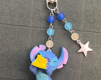 Stitch from Lilo & Stitch figure beaded keychains