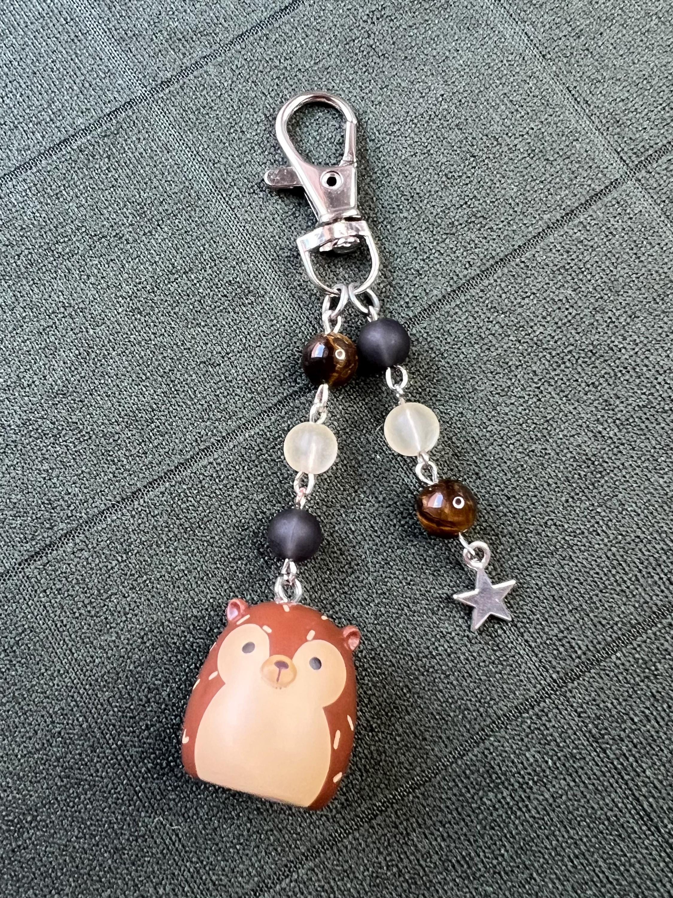 Squishmallow Food Beaded Keychain With Charms - Etsy