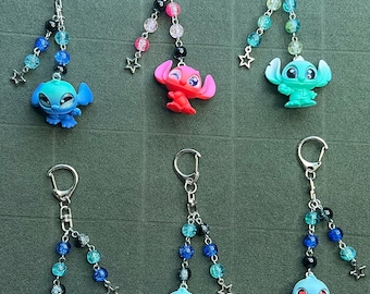 Stitch doorables beaded keychains