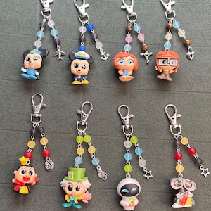 disney doorables bestie and couple beaded keychains