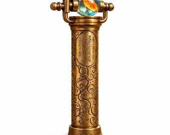 Caleidoscopio in ottone antico