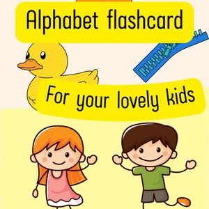 Cartes flash alphabet pour enfants