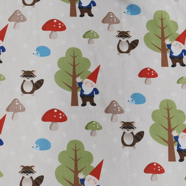 Woodland Friends - Red - Fat Quarter