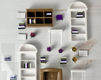Bookstore Accessories Kit (Nook Lane: Storefront Book Nook Miniature Kit)