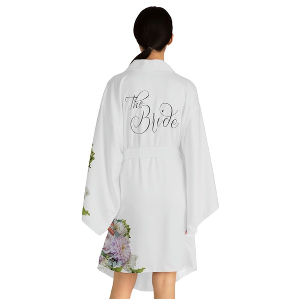 Bride's Wedding Long Kimono Robe