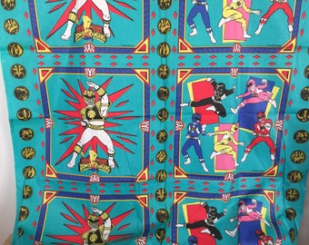 Power Rangers Fabric Etsy