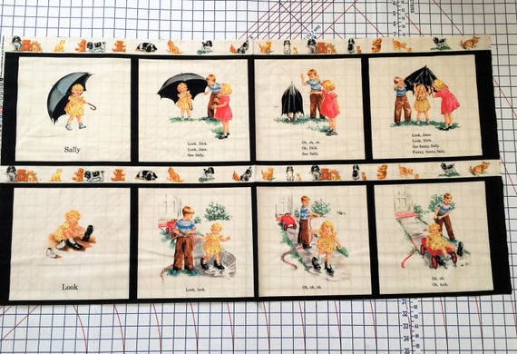 dick and jane alphabet fabric Dick and jane alphabet fabric