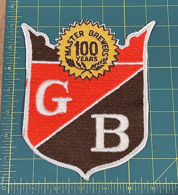 Rare Vintage GB Master Brewery Beer Embroidered P… - image 1