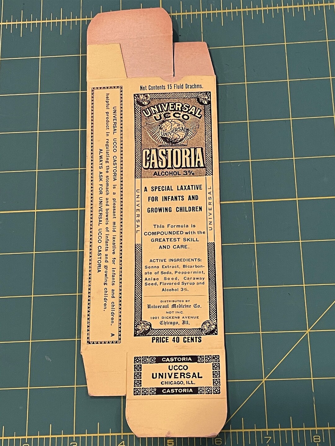 Vintage Universal UCCO Castoria Infant Children Laxative Etsy