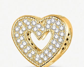 Gold Heart Charm