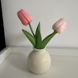 Minimalist Ceramic Bud Vase, Small Round Porcelain Vase, Modern Scandinavian Shelf Decor, Unique Housewarming Gift, Hostess Gift