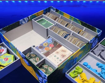 Inserto para el juego de mesa Cascadia: Juego base + expansión Landmarks, archivos STL imprimibles en 3D (descarga digital)