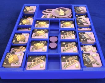 Brass Birmingham Board Game Insert STL Files: 3D Printable Card Organizer (Digital Download