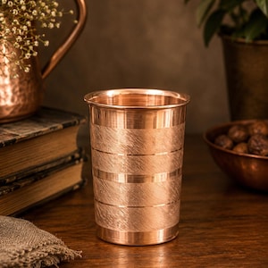 Puur koperen beker 250 ml, holistische gezondheidsmok