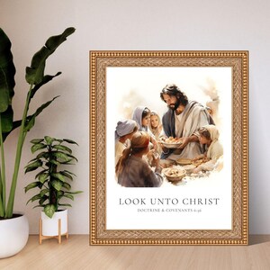 Look Unto Christ, 2025 LDS Youth Theme, LDS Printable