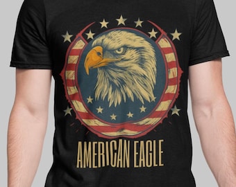 American Eagle Flag PNG: Patriotic USA Design (Digital Download)