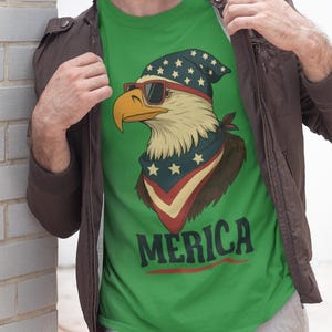 Patriotic Eagle PNG: USA 4th of July Design (Digital Download