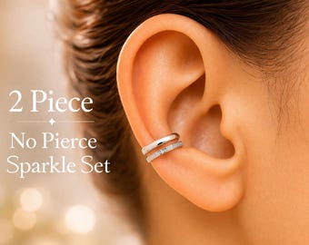 Juego de aretes de plata de ley sin perforar: aretes suaves y brillantes de St Clair Fine Jewelry en la categoría de joyería para mujer más vendida - Minimalista